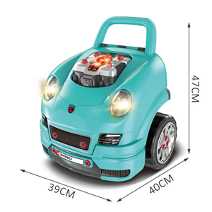 ماشین اسباب بازی ریموت دار موتور مستر Motor Master مدل کاپوت پورشه آبی Kids Engine Toy_اسباب بازی